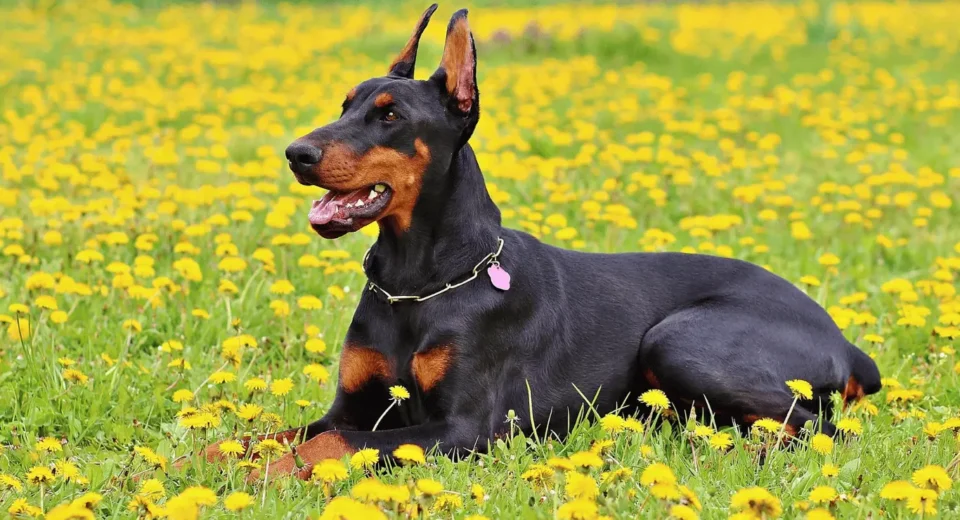 Doberman Golden Retriever Mix